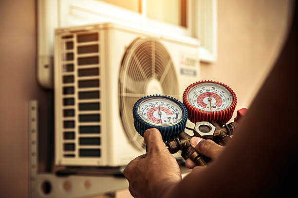 Professional Ac Installation technician working in Cary, NC